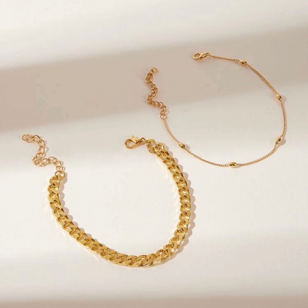 3/$30 💛 2pc Chain Bracelet - Picture 3 of 3